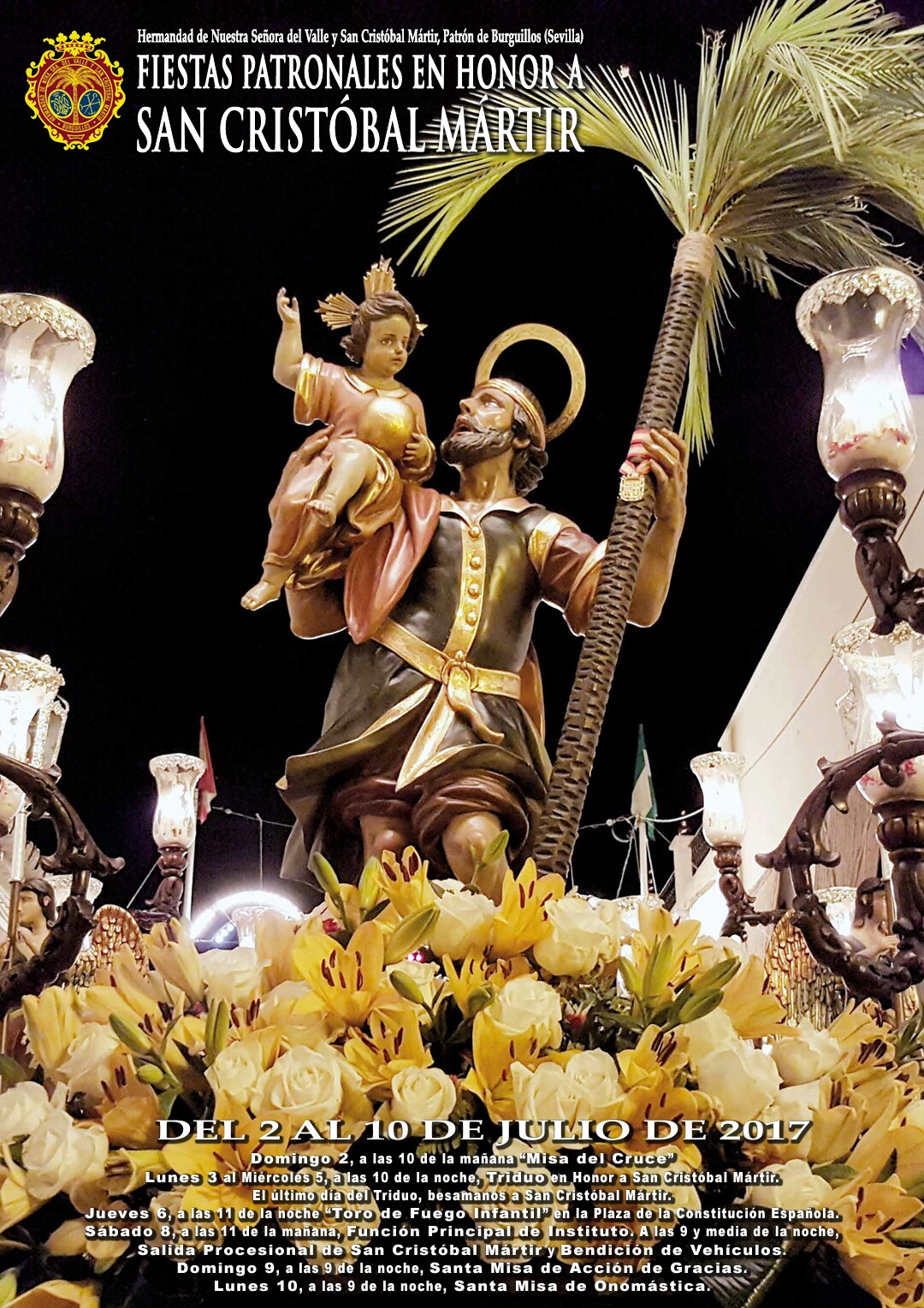 Fiestas patronales en honor a San Cristóbal  